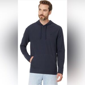 NEW Quiksilver Men’s Dark Blue Hooded Thermal Dry Flight Long Sleeve Size S